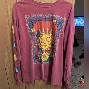 pink long sleeve